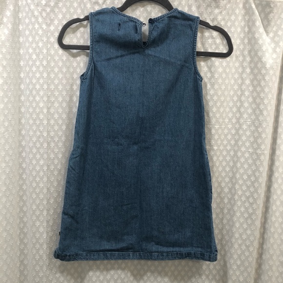 LUCKY BRAND • Girls Jean embroidered dress SMALL - Picture 3 of 3